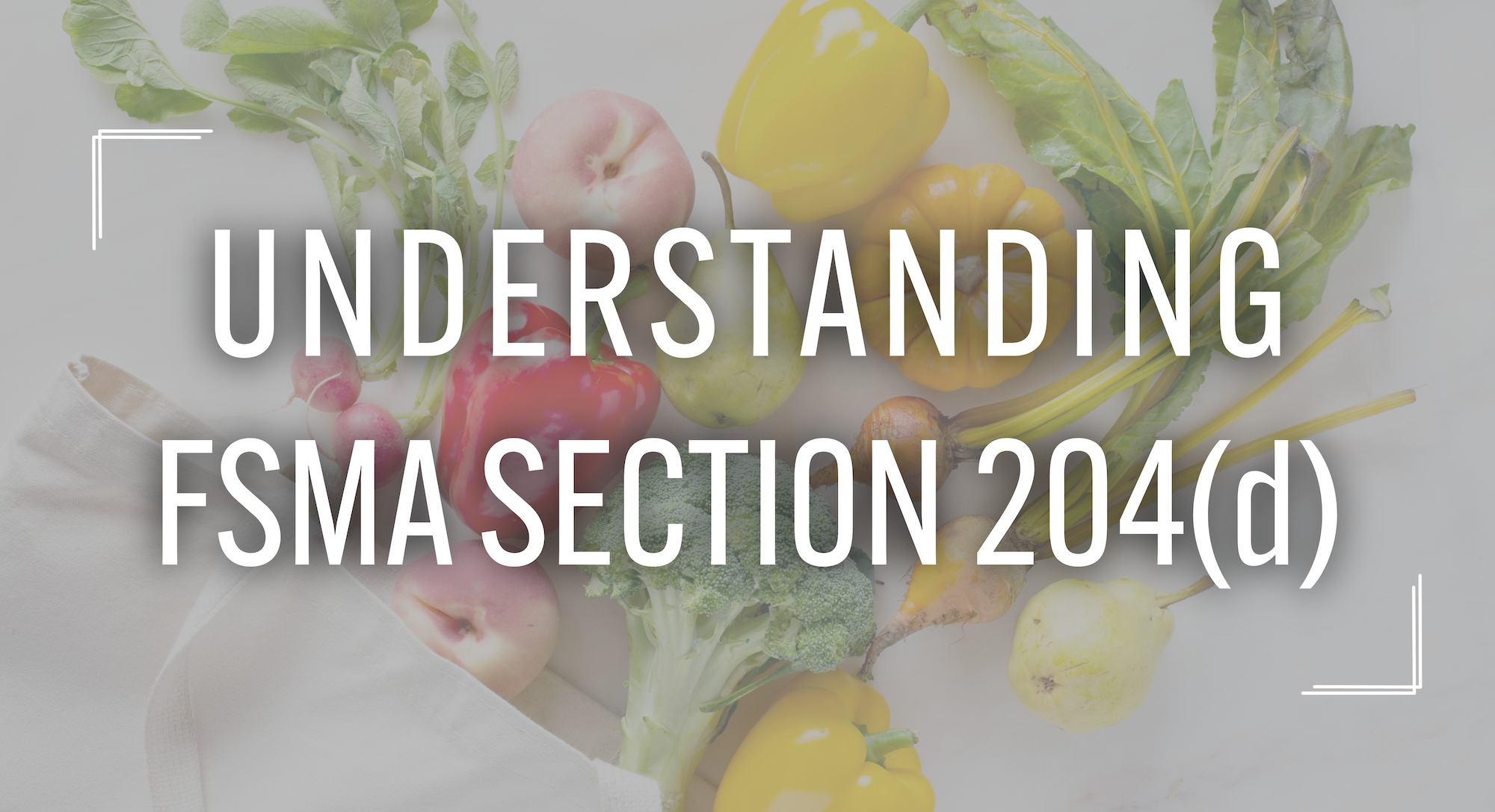Understanding FSMA Section 204(d) – What It Means for Your Business